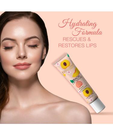 bellapierre Cosmetics Peach Lip Mask | Lip Plumping Mask with Hyaluronic Acid | Moisturizing Lip Balm for Daily Use - Buy Online on GoSupps.com