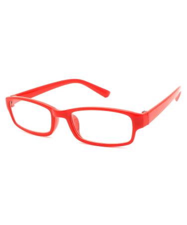 4sold (TM Slim Reading Glasses Retro Black Brown dark brown +1.5 or +2.00 or +2.5 or +3.0 or +3.5 or +4.00 Red 0.5 x