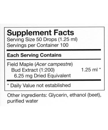 UNDA Gemmo Therapy Acer Campestre | Field Maple Bud Extract 4.2 fl. oz. | Natural Health Supplement | International Shipping Available - Buy Online on GoSupps.com