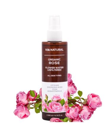 Biofresh cosmetics Unfiltered floral water with rose water for face body and hair skin and hair care face care skin care face care skin care 200