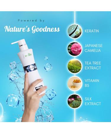 Herbishh Ice Spa Hair Shampoo & Conditioner Set | Natural Itchy Scalp Relief & Silky Smooth Hair Care with Vitamins & Nutrients - Shop Internationally - Buy Online on GoSupps.com