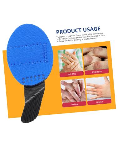 FRCOLOR 2pcs Finger Splint & Brace - Stabilize Broken Fingers | Injured Finger Wraps for Sports - Available in Pink & Blue - Buy Online on GoSupps.com