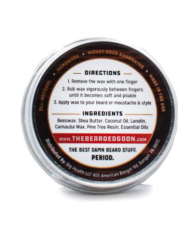 Bearded Goons 1oz Ridiculously Strong Beard & Handlebar Mustache Wax - Buy Online on GoSupps.com
