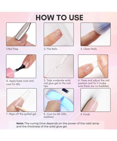 Makartt Pink Nail Glue Gel for Press On Nails | Strong Adhesive for False and Acrylic Nails - Buy Online on GoSupps.com