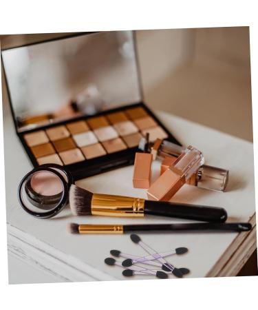 Housoutil 100pcs Eye Shadow Stick Eyeshadow Stick Disposable Makeup Girl Makeup Tools Makeup Stick Woman 7.5x0.5cm Black - Buy Online on GoSupps.com