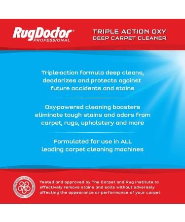 Rug Doctor Triple-Action Oxy Carpet Cleaner - 96 oz | Deep Cleans, Deodorizes & Refreshes | Daybreak Scent | Professional-Grade - Buy Online on GoSupps.com