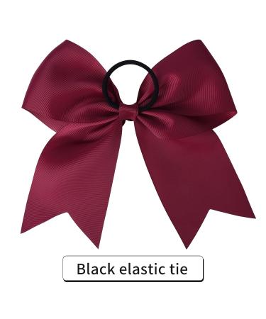 24 PCS Large Maroon Cheer Bows - Hair Accessories for Cheerleaders & Sports Teams - Buy Online on GoSupps.com