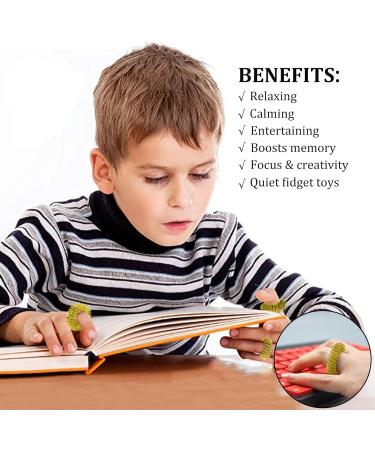 Kasess 12-Piece Acupressure Ring Set - Reusable Finger Massage Rings & Scooters for Stress Relief - International Shipping Available - Buy Online on GoSupps.com