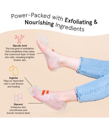 Award-Winning Foot Peeling Mask - Dr. Pedicure Foot Peel Masks (4 Pairs Lavender) - Moisturizing Foot Masks That Remove Dead Skin Exfoliating Foot Mask for Dry Cracked Feet Feet Peeling Mask Lavender 1 count (Pack of 4) - Buy Online on GoSupps.com
