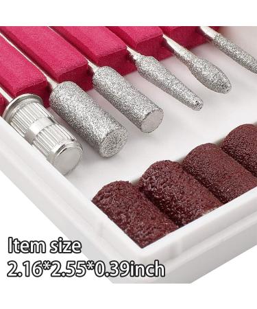 3 Pack Nail Grinding Bits Electric Manicure Set Manicure Pedicure Diamond Nail Bits Set Electric Manicure Set with Sanding Bands for Electric Nail Files Drill Machine - Buy Online on GoSupps.com