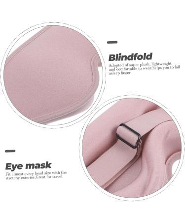 Healeved Adjustable Elastic Sleeping Mask Eye Mask Blindfold Sleep Darkening Comfortable Sleeping Mask Cover Portable for Home Hotel and Travel - Buy Online on GoSupps.com