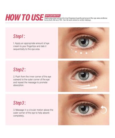 Retinol Eye Cream for Dark Circles & Puffiness | Hyaluronic Acid & Collagen | Smooth Fine Lines & Tighten Skin - Buy Online on GoSupps.com