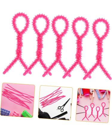 OHPHCALL 40 Pcs Perm Tools Hair Curlers Spiral Curls Perm Rods Hair Curling Tools No Heat Spiral Curlers Hair Rollers for Long Hair Heatless Spiral Curlers Hair Rollers for Women 15.00X0.60X0.60CMx4pcs Rosyx4pcs - Buy Online on GoSupps.com