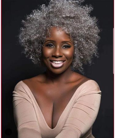 Shop Women's Silver Wavy Curly Synthetic Wig - 80s 70s 60s Retro Styles | International Shipping - Buy Online on GoSupps.com