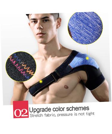 Adjustable Care Shoulder Brace for Labrum Tear Support | Breathable Heated Eye Pads & Comfortable Shoulder Straps - Buy Online on GoSupps.com