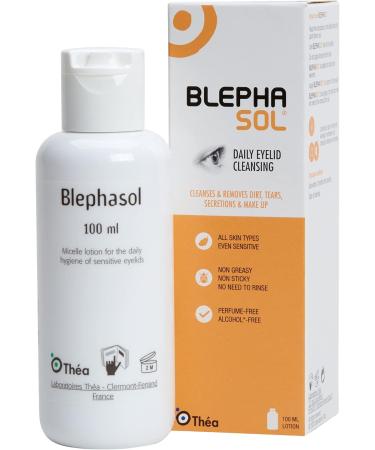 Buy 2 x Blephasol 100ml Sensitive Eyelids Eye Lotion & Cotton Pads - Soothing Eye Care for Sensitive Skin | Fast International Shipping - Buy Online on GoSupps.com