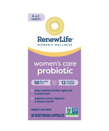 LLK Ultimate Flora Women's Vaginal Probiotic 50 Billion CFU 30 Capsules
