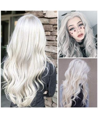Stay & Me W ck Silver Afro Ombre Synthetic Heat Resistant Wigs for Women - Long Cire Wavy Style - Buy Online on GoSupps.com