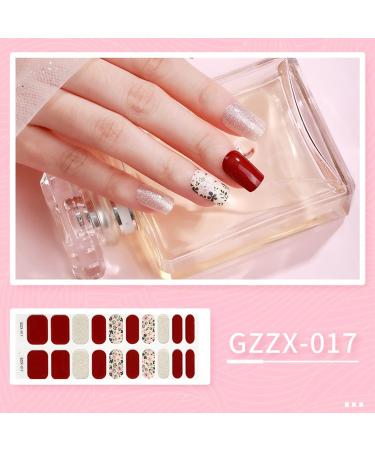 Art Nail Gel Stickers Semi Cured Gel Nail Strips Extra Long Nail Polish Strip (20Pieces) Lasting Semi Cured Nail Stickers Glossy Gel Finish Gzzx11 - Buy Online on GoSupps.com