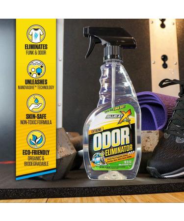 Sweat X Sport Extreme Odor Spray 16 oz Multipurpose Deodorizer for Shoes & Sports Equipment - Buy Online on GoSupps.com