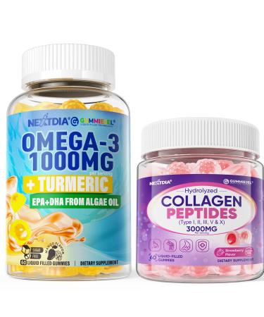 Collagen Omega-3 Gummies + Turmeric 2 Pack