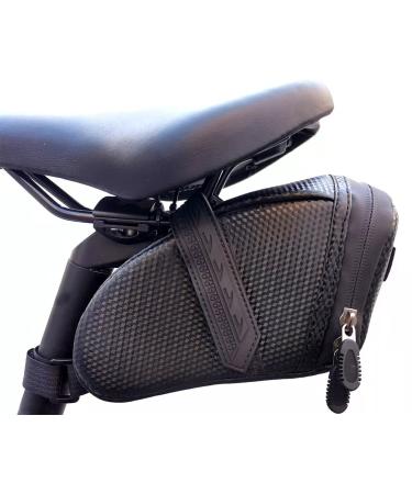 Tongha Bicycle Seat Bag Water Proof,Bike Pack Under Seat,Wedge Saddle Bag for Bike,Cycling Accessories black