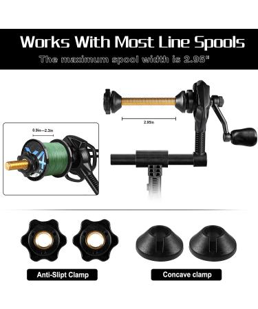 PLUSINNO Fishing Line Spooler | Versatile Spooling Station for Spinning & Cast Reels | Unwinding Function | Prevents Line Twist | Fishing Rod Clamp Included - Buy Online on GoSupps.com