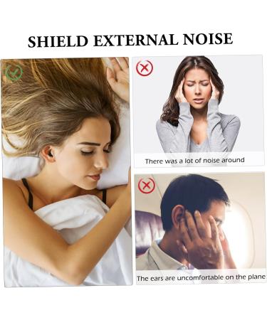 FRCOLOR Noise Canceling Earbuds - Rubber Silicone Earbuds for Noise Reduction & Snoring - Black - International Shipping Available - Buy Online on GoSupps.com