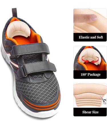 Kids Heel Grips 8 Pieces - Self-Adhesive Cushion Inserts for Too Large Shoes - Prevent Skin Rubbing and Blisters - Suitable for Toddlers, Girls, Boys, Women (2 Black+2 Skin Color) - Buy Online on GoSupps.com