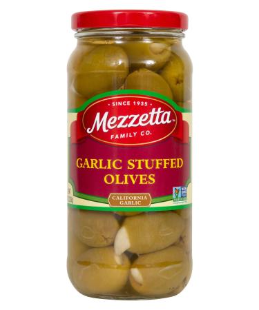 Mezzetta Stuffed Olives, Garlic, 10 Ounce
