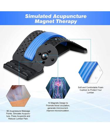 Dunlap Rear Back Backer for Pain Relief | Multi-Level Acupressure Posture Corrector | Green/White - Buy Online on GoSupps.com