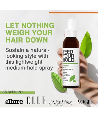 Yarok - Feed Your Hold Hair Spray - Style Volumize & Moisturize - Natural Medium Hold Hair Spray - Non-Sticky Aerosol Free Formula - 100% Vegan - Gluten Sulfate Paraben & Cruelty Free - 4oz 4 Ounce (Pack of 1) - Buy Online on GoSupps.com