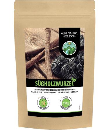 Dried Licorice Root (250g) Cut Licorice Root 100% Pure & Natural for Tea Making - Buy Online on GoSupps.com