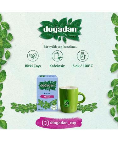 Herbal Tea bags - Melissa Tea- 20 tea bags- - Buy Online on GoSupps.com