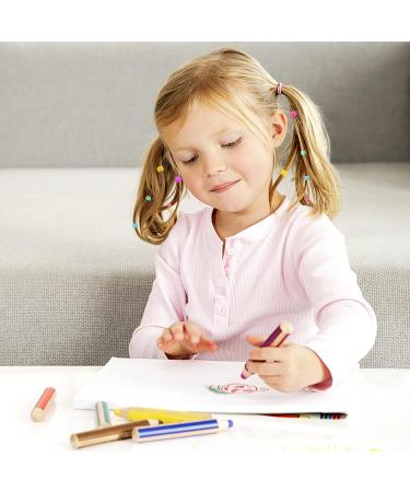 200 Pcs Mini Hair Claw Clips Plastic Hair beads Claw Mini Rainbow Beads Clip Tiny Plastic Jaw Clips for Girls Women Accessories (Random Color) - Buy Online on GoSupps.com