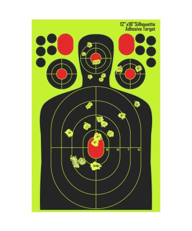 kefit 12x18 Inch Shooting Targets, Splatter Reactive Targets for Pistol Shooting - Easily See Your Hit 10 pack