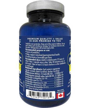 75 DRcaps 45 Billion CFU Probiotic (Plus 250mg of L-Glutamine) 7 Strains Support for Digestive Health Gut Flora Reduce Bloating Constipation Gas & Leaky Gut Relief - Buy Online on GoSupps.com
