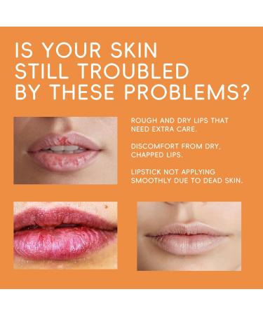 Turmeric Lip Scrub Dark Lip Scrub for Lightening Lips Moisturizing and Nourishing Lip Exfoliator Smooth and Brighter Lips for Dry Chapped Lips and - Buy Online on GoSupps.com