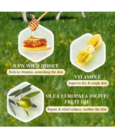 Tallow Balm Moisturiser Tallow Honey Balm for Face Deeply Nourishing Long-Lasting Moisturising Improve Dry Rough Skin Total Body Care Moisturiser 60g - Buy Online on GoSupps.com