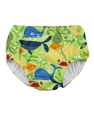 green sprouts - Swim Nappy - Green Sealife - 4T (3-4 years) 4T (3-4 years) Green Sealife