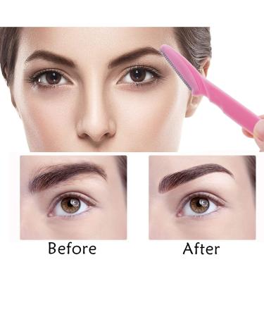 JZK 30 x Facial Eyebrow Razor Set - Portable Face Shaver & Hair Remover for Men & Women | International Shipping - Buy Online on GoSupps.com