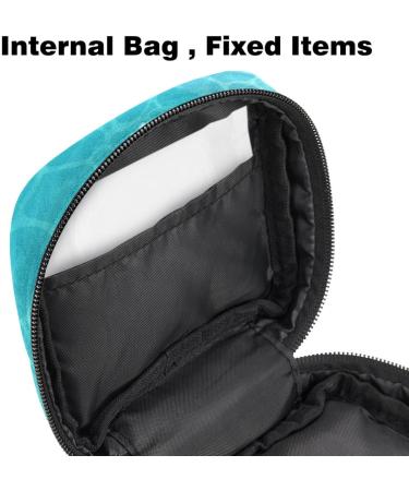 Muooum Menstrual Polster Bag with Zipper - Blue Tie Dye Tampon Collection Bag for Women & Girls (1 Count) - Buy Online on GoSupps.com