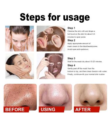 Pro-Herbal Refining Peel-Off Facial Mask Set - Blackhead Remover & Pore Cleansing Skincare - Buy Online on GoSupps.com
