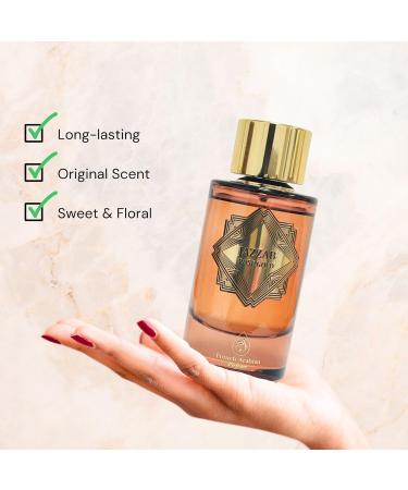 Jazzab Rose Gold Arab Perfume 100ml Rose Woody Amber Oud Perfume For Her Eau De Parfum 100ml Fresh Scent Spray for Women - Buy Online on GoSupps.com