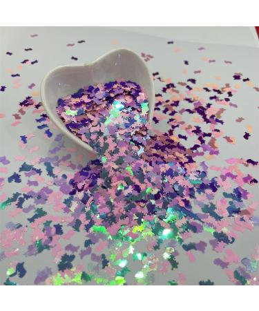 PrettyG 10g Pearl Iridescent Dinosaur Glitter Sequins - Perfect for Festival Makeup Nail Art & Craft Decoration - Buy Online on GoSupps.com