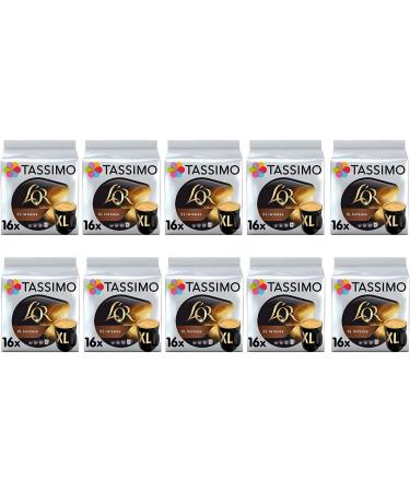 Tassimo TASSIMO L'OR XL 160 Beverages Intensive Coffee Capsule Refills T-Discs (Pack of 10)