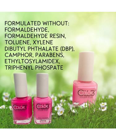Color Club Pink Nail Lacquer Set of 3 - Long Lasting Quick Dry Polish for Nail Art & Salon Style - Buy Online on GoSupps.com