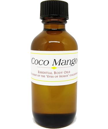 Coco Mango Scented Body Oil Fragrance Regular Cap - Clear - 2 oz. - ID#35471 2 Fl Oz (Pack of 1)