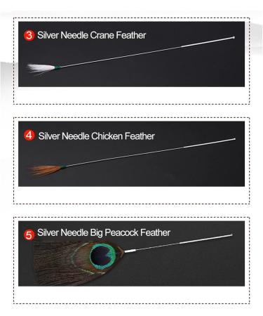 Premium Ear Massage Set & Earwax Cleaner Kits - Stainless Steel Earpick & Goose Feather Tools for Effective Ear Cleaning - Buy Online on GoSupps.com