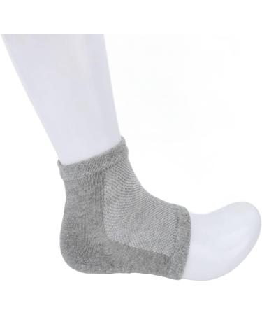 Heel Socks Natural Look Soft Heel Socks Vitamin E Nourishing Heel Gray - Buy Online on GoSupps.com